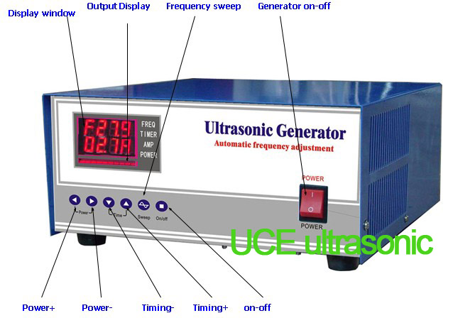 Dual-frequency ultrasonic generator