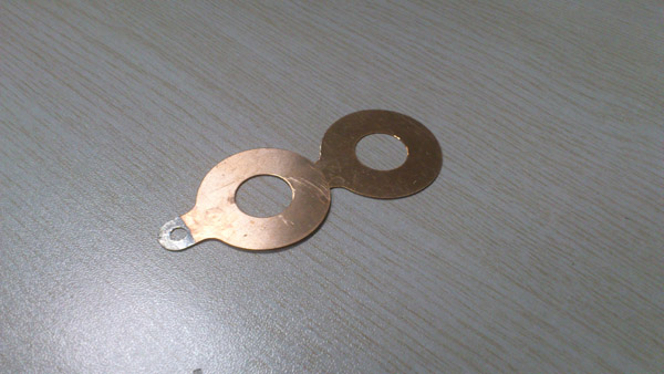 piezoceramic of copper washers