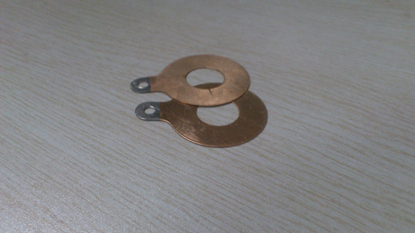 piezoceramic of copper washers