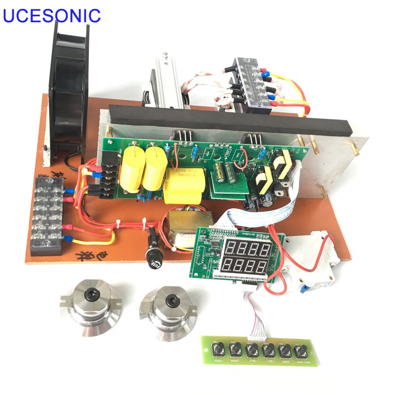 piezoelectric transducer circuit for cleaning tank