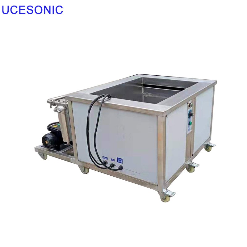auto parts DPF engine block carbon ultrasonic cleaner with oil filter system