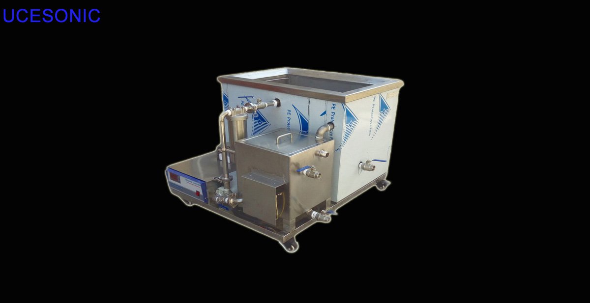 industrial ultrasonic parts cleaner with Circulating Filtration