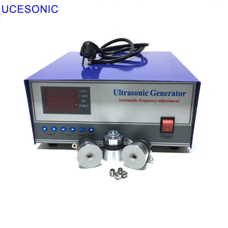 ultrasound source generator for parts cleaner