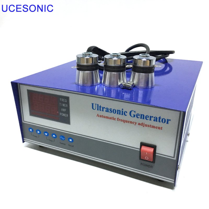 ultrasound source generator for parts cleaner