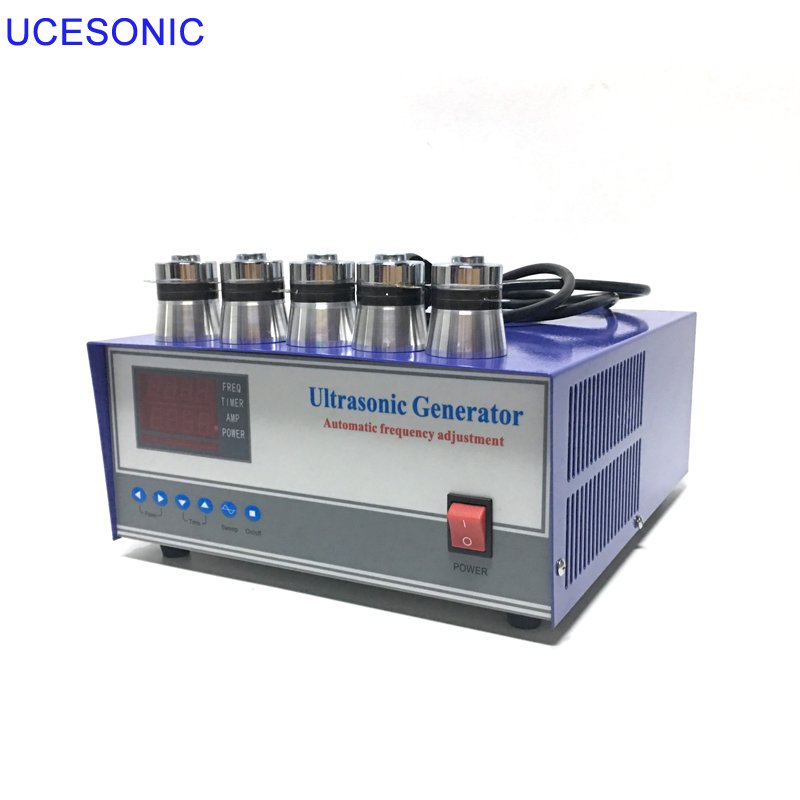 sweep function in ultrasonic generator with cleaning