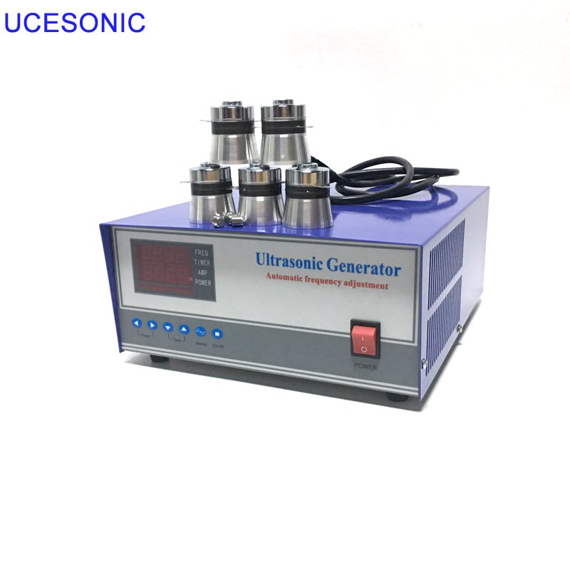 sweep function in ultrasonic generator with cleaning