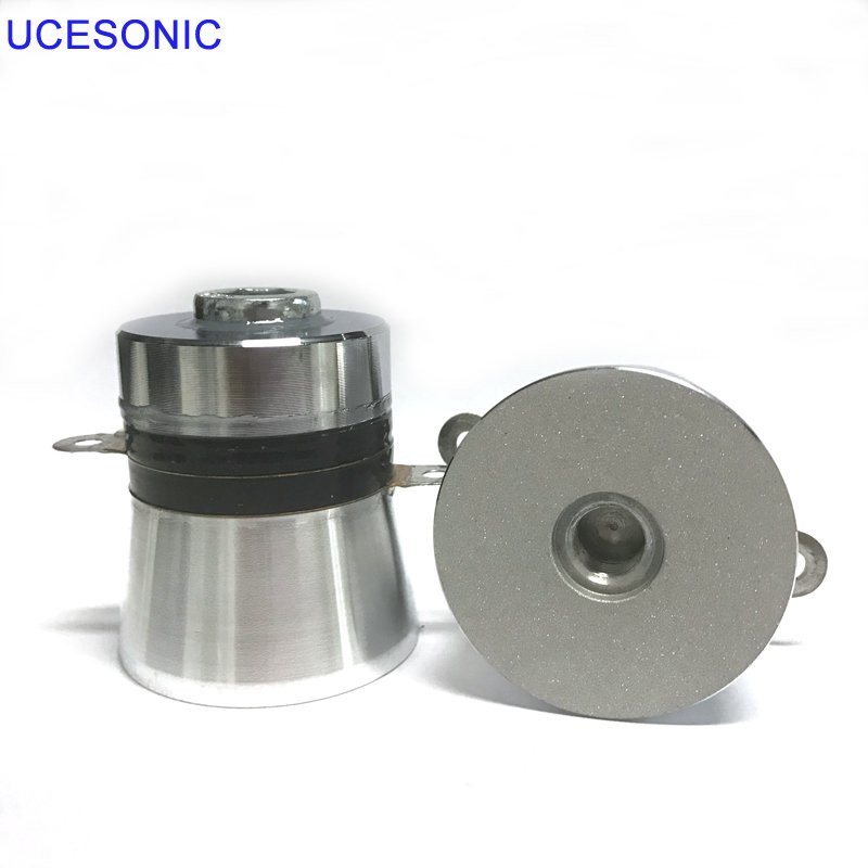 dual frequency  ultrasonic piezo transducer for cleaning
