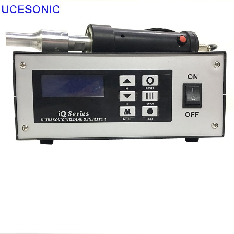 ultrasonic spot welding machine for welding jewellery on garment