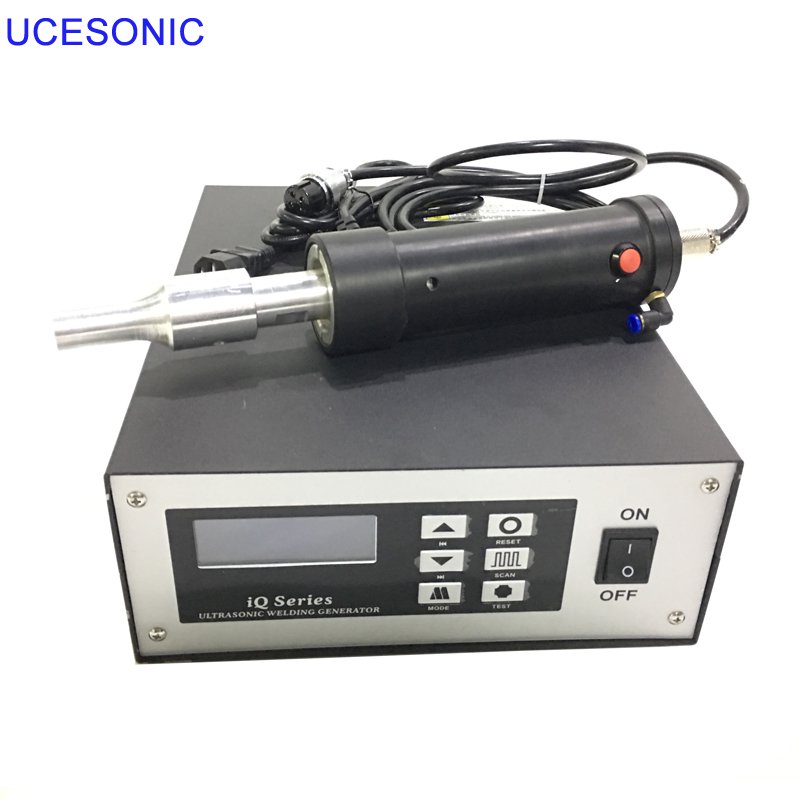 ultrasonic plastic spot welding for plastic fabric PVC PP PE