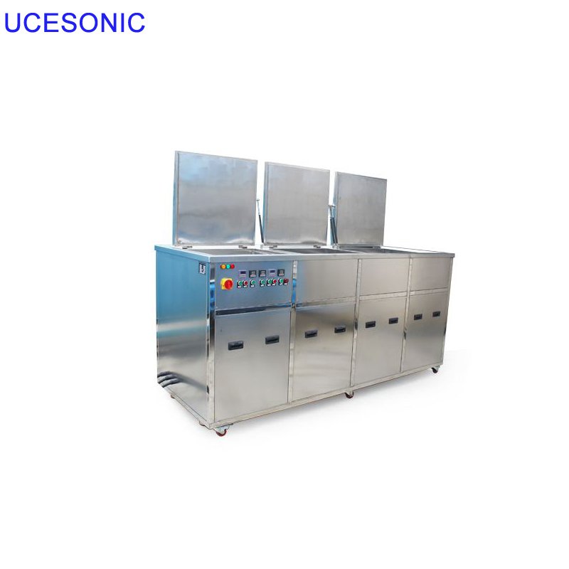 Special designed Multislot/multi tanks ultrasonic cleaner in industrial application