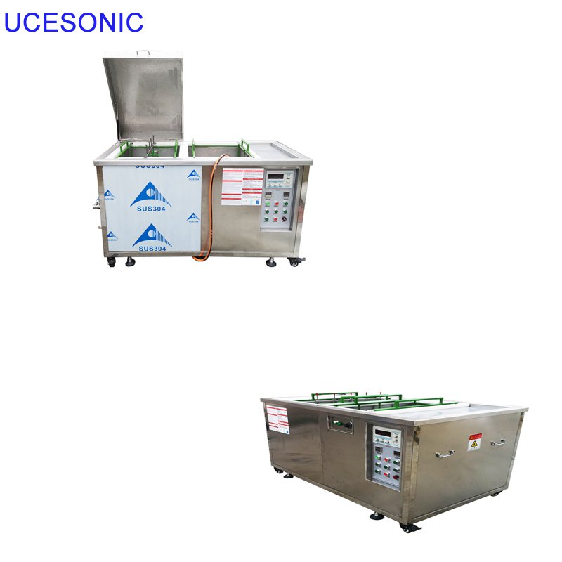 Electrolytic ultrasonic cleaning of plastic injection mold 28khz